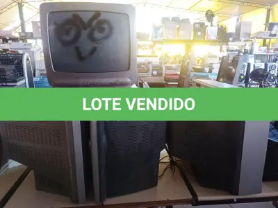 LOTE 449 - 04 TVS DE TUBO MARCAS E MODELOS DIVERSOS. (NO ESTADO) ATENÇÃO! FAZER A VISITAÇÃO ANTES DE ARREMATAR, NÃO SABEMOS SE FUNCIONA. LEILÃO NÃO TEM GARANTIA E NEM DEVOLUÇÃO, SUJEITO A POSSÍVEIS AVARIAS VISÍVEIS/OCULTAS E/OU AUSÊNCIA DE COMPONENTES.