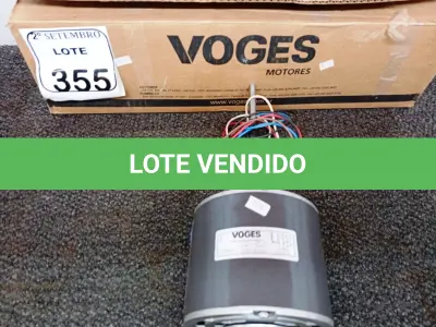 LOTE 355 - 01 MOTOR ELÉTRICO PARA EVAPORADORA DE AR CONDICIONADO. (NO ESTADO) ATENÇÃO! FAZER A VISITAÇÃO ANTES DE ARREMATAR, NÃO SABEMOS SE FUNCIONA. LEILÃO NÃO TEM GARANTIA E NEM DEVOLUÇÃO, SUJEITO A POSSÍVEIS AVARIAS VISÍVEIS/OCULTAS E/OU AUSÊNCIA DE COMPONENTES.