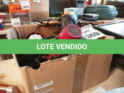 LOTE 369 - 01 LOTE COM DIVERSOS UTENSÍLIOS PARA BELEZA. (NO ESTADO) ATENÇÃO! FAZER A VISITAÇÃO ANTES DE ARREMATAR, NÃO SABEMOS SE FUNCIONA. LEILÃO NÃO TEM GARANTIA E NEM DEVOLUÇÃO, SUJEITO A POSSÍVEIS AVARIAS VISÍVEIS/OCULTAS E/OU AUSÊNCIA DE COMPONENTES.