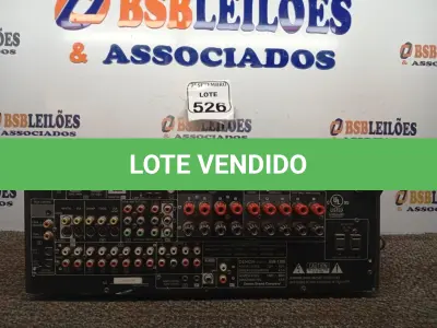 LOTE 526 - 01 RECEIVER DENON AVR-1708. (NO ESTADO) ATENÇÃO! FAZER A VISITAÇÃO ANTES DE ARREMATAR, NÃO SABEMOS SE FUNCIONA. LEILÃO NÃO TEM GARANTIA E NEM DEVOLUÇÃO, SUJEITO A POSSÍVEIS AVARIAS VISÍVEIS/OCULTAS E/OU AUSÊNCIA DE COMPONENTES.