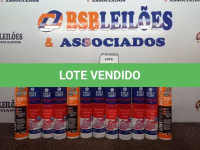 LOTE 478 - 09 CARTUCHOS DE SILICONE ACÉTICO MULTIUSO POLYFORT DE 250G CADA E 03 SACHES ADESIVOS E SELADORES MARCA UNIPEGA 600ML CADA.  (NO ESTADO) ATENÇÃO! FAZER A VISITAÇÃO ANTES DE ARREMATAR, NÃO SABEMOS SE FUNCIONA. LEILÃO NÃO TEM GARANTIA E NEM DEVOLUÇÃO, SUJEITO A POSSÍVEIS AVARIAS VISÍVEIS/OCULTAS E/OU AUSÊNCIA DE COMPONENTES.