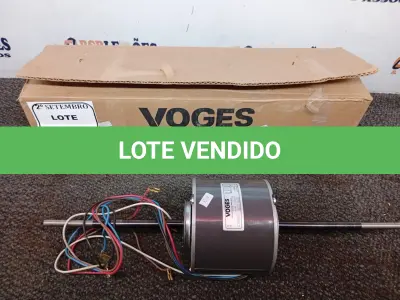 LOTE 355 - 01 MOTOR ELÉTRICO PARA EVAPORADORA DE AR CONDICIONADO. (NO ESTADO) ATENÇÃO! FAZER A VISITAÇÃO ANTES DE ARREMATAR, NÃO SABEMOS SE FUNCIONA. LEILÃO NÃO TEM GARANTIA E NEM DEVOLUÇÃO, SUJEITO A POSSÍVEIS AVARIAS VISÍVEIS/OCULTAS E/OU AUSÊNCIA DE COMPONENTES.