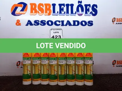 LOTE 423 - 08 SELANTES ACRÍLICO FLEXÍVEL P/TRINCAS E FISSURAS SIKA SIKACRYL -203 BRANCO 430G CADA. (NO ESTADO) ATENÇÃO! FAZER A VISITAÇÃO ANTES DE ARREMATAR, NÃO SABEMOS SE FUNCIONA. LEILÃO NÃO TEM GARANTIA E NEM DEVOLUÇÃO, SUJEITO A POSSÍVEIS AVARIAS VISÍVEIS/OCULTAS E/OU AUSÊNCIA DE COMPONENTES.