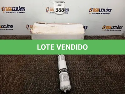 LOTE 388 - 12 ADESIVOS POLIURETANO PU 40 CINZA SACHE 600ML MARCA UNIPEGA 600ML CADA. (NO ESTADO) ATENÇÃO! FAZER A VISITAÇÃO ANTES DE ARREMATAR, NÃO SABEMOS SE FUNCIONA. LEILÃO NÃO TEM GARANTIA E NEM DEVOLUÇÃO, SUJEITO A POSSÍVEIS AVARIAS VISÍVEIS/OCULTAS E/OU AUSÊNCIA DE COMPONENTES
