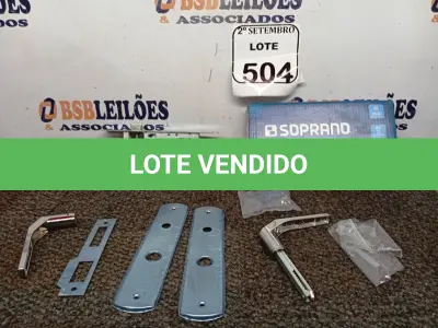 LOTE 504 - 02 FECHADURAS POPLINE ALAVANCA CR SOPRANO (NO ESTADO) ATENÇÃO! FAZER A VISITAÇÃO ANTES DE ARREMATAR, NÃO SABEMOS SE FUNCIONA. LEILÃO NÃO TEM GARANTIA E NEM DEVOLUÇÃO, SUJEITO A POSSÍVEIS AVARIAS VISÍVEIS/OCULTAS E/OU AUSÊNCIA DE COMPONENTES.