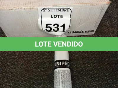 LOTE 531 - 12 ADESIVOS POLIURETANO PU 40 CINZA SACHE 600ML MARCA UNIPEGA 600ML CADA. (NO ESTADO) ATENÇÃO! FAZER A VISITAÇÃO ANTES DE ARREMATAR, NÃO SABEMOS SE FUNCIONA. LEILÃO NÃO TEM GARANTIA E NEM DEVOLUÇÃO, SUJEITO A POSSÍVEIS AVARIAS VISÍVEIS/OCULTAS E/OU AUSÊNCIA DE COMPONENTES