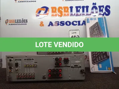 LOTE 463 - 01 RECEIVER SONY STEREO STR-K870P, 01 SUCATA DE DVR E 01 TECLADO. (NO ESTADO) ATENÇÃO! FAZER A VISITAÇÃO ANTES DE ARREMATAR, NÃO SABEMOS SE FUNCIONA. LEILÃO NÃO TEM GARANTIA E NEM DEVOLUÇÃO, SUJEITO A POSSÍVEIS AVARIAS VISÍVEIS/OCULTAS E/OU AUSÊNCIA DE COMPONENTES.