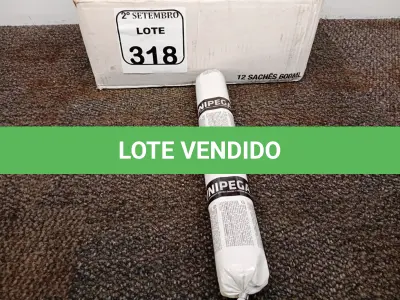LOTE 318 - 12 ADESIVOS POLIURETANO PU 40 CINZA SACHE 600ML MARCA UNIPEGA 600ML CADA. (NO ESTADO) ATENÇÃO! FAZER A VISITAÇÃO ANTES DE ARREMATAR, NÃO SABEMOS SE FUNCIONA. LEILÃO NÃO TEM GARANTIA E NEM DEVOLUÇÃO, SUJEITO A POSSÍVEIS AVARIAS VISÍVEIS/OCULTAS E/OU AUSÊNCIA DE COMPONENTES