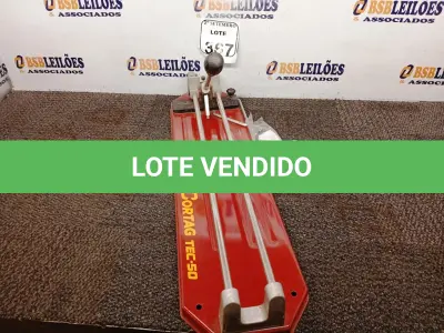 LOTE 367 - 01 CORTADOR DE PISO TEC 50 50CM CORTAG.  (NO ESTADO) ATENÇÃO! FAZER A VISITAÇÃO ANTES DE ARREMATAR, NÃO SABEMOS SE FUNCIONA. LEILÃO NÃO TEM GARANTIA E NEM DEVOLUÇÃO, SUJEITO A POSSÍVEIS AVARIAS VISÍVEIS/OCULTAS E/OU AUSÊNCIA DE COMPONENTES.