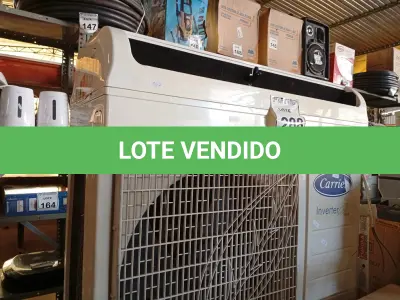 LOTE 288 - 01 CONDENSADORA MARCA CARRIER. (NO ESTADO) ATENÇÃO! FAZER A VISITAÇÃO ANTES DE ARREMATAR, NÃO SABEMOS SE FUNCIONA. LEILÃO NÃO TEM GARANTIA E NEM DEVOLUÇÃO, SUJEITO A POSSÍVEIS AVARIAS VISÍVEIS/OCULTAS E/OU AUSÊNCIA DE COMPONENTES.