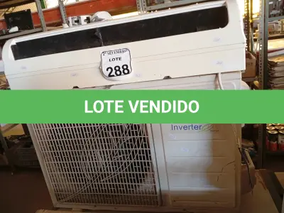 LOTE 288 - 01 CONDENSADORA MARCA CARRIER. (NO ESTADO) ATENÇÃO! FAZER A VISITAÇÃO ANTES DE ARREMATAR, NÃO SABEMOS SE FUNCIONA. LEILÃO NÃO TEM GARANTIA E NEM DEVOLUÇÃO, SUJEITO A POSSÍVEIS AVARIAS VISÍVEIS/OCULTAS E/OU AUSÊNCIA DE COMPONENTES.