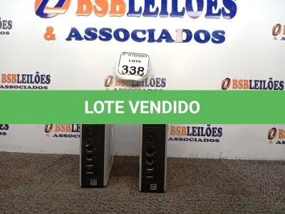 LOTE 338 - 02 MINI CPUS HP. (NO ESTADO) ATENÇÃO! FAZER A VISITAÇÃO ANTES DE ARREMATAR, NÃO SABEMOS SE FUNCIONA. LEILÃO NÃO TEM GARANTIA E NEM DEVOLUÇÃO, SUJEITO A POSSÍVEIS AVARIAS VISÍVEIS/OCULTAS E/OU AUSÊNCIA DE COMPONENTES.