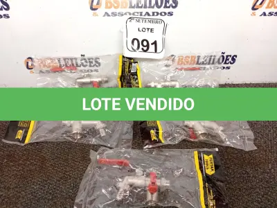 LOTE 091 - 03 TORNEIRAS ESF DUPLA TANQ/MAQ LAVAR ZINCO 1/2 X 3/4 FERTAK (NO ESTADO) ATENÇÃO! FAZER A VISITAÇÃO ANTES DE ARREMATAR, NÃO SABEMOS SE FUNCIONA. LEILÃO NÃO TEM GARANTIA E NEM DEVOLUÇÃO, SUJEITO A POSSÍVEIS AVARIAS VISÍVEIS/OCULTAS E/OU AUSÊNCIA DE COMPONENTES.