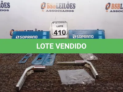 LOTE 410 - 03 FECHADURAS POPLINE ALAVANCA CR SOPRANO (NO ESTADO) ATENÇÃO! FAZER A VISITAÇÃO ANTES DE ARREMATAR, NÃO SABEMOS SE FUNCIONA. LEILÃO NÃO TEM GARANTIA E NEM DEVOLUÇÃO, SUJEITO A POSSÍVEIS AVARIAS VISÍVEIS/OCULTAS E/OU AUSÊNCIA DE COMPONENTES.