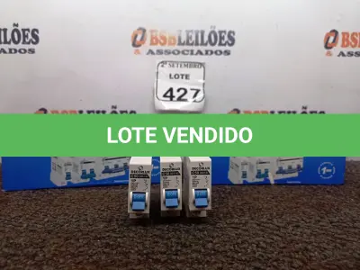 LOTE 427 - 02 CAIXAS DE MINI DISJUNTORES DECORLUX MODELO DZ47-63, CONTÉM 12 UNIDADES EM CADA CAIXA. (NO ESTADO) ATENÇÃO! FAZER A VISITAÇÃO ANTES DE ARREMATAR, NÃO SABEMOS SE FUNCIONA. LEILÃO NÃO TEM GARANTIA E NEM DEVOLUÇÃO, SUJEITO A POSSÍVEIS AVARIAS VISÍVEIS/OCULTAS E/OU AUSÊNCIA DE COMPONENTES.