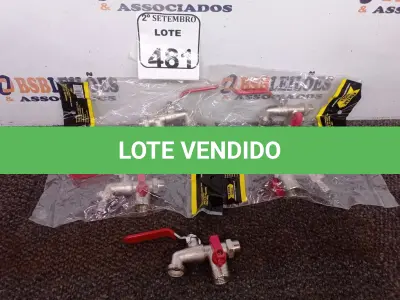 LOTE 481 - 05 TORNEIRAS ESF DUPLA TANQ/MAQ LAVAR ZINCO 1/2 X 3/4 FERTAK (NO ESTADO) ATENÇÃO! FAZER A VISITAÇÃO ANTES DE ARREMATAR, NÃO SABEMOS SE FUNCIONA. LEILÃO NÃO TEM GARANTIA E NEM DEVOLUÇÃO, SUJEITO A POSSÍVEIS AVARIAS VISÍVEIS/OCULTAS E/OU AUSÊNCIA DE COMPONENTES.