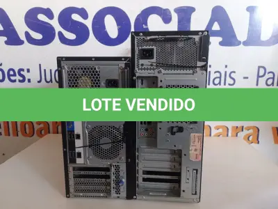 LOTE 465 - 01 SERVIDOR HP ML30 DDR4 E 1 SERVIDOR S20 LENOVO. (NO ESTADO) ATENÇÃO! FAZER A VISITAÇÃO ANTES DE ARREMATAR, NÃO SABEMOS SE FUNCIONA. LEILÃO NÃO TEM GARANTIA E NEM DEVOLUÇÃO, SUJEITO A POSSÍVEIS AVARIAS VISÍVEIS/OCULTAS E/OU AUSÊNCIA DE COMPONENTES.
