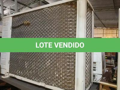 LOTE 269 - 01 CONDENSADORA E 01 VAPORIZADORA. (NO ESTADO) ATENÇÃO! FAZER A VISITAÇÃO ANTES DE ARREMATAR, NÃO SABEMOS SE FUNCIONA. LEILÃO NÃO TEM GARANTIA E NEM DEVOLUÇÃO, SUJEITO A POSSÍVEIS AVARIAS VISÍVEIS/OCULTAS E/OU AUSÊNCIA DE COMPONENTES.
