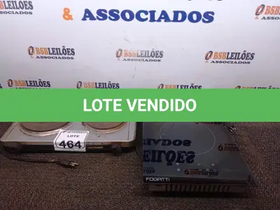 LOTE 464 - 02 FOGÕES ELÉTRICOS SENDO 01 DE INDUÇÃO COM AVARIAS. (NO ESTADO) ATENÇÃO! FAZER A VISITAÇÃO ANTES DE ARREMATAR, NÃO SABEMOS SE FUNCIONA. LEILÃO NÃO TEM GARANTIA E NEM DEVOLUÇÃO, SUJEITO A POSSÍVEIS AVARIAS VISÍVEIS/OCULTAS E/OU AUSÊNCIA DE COMPONENTES.