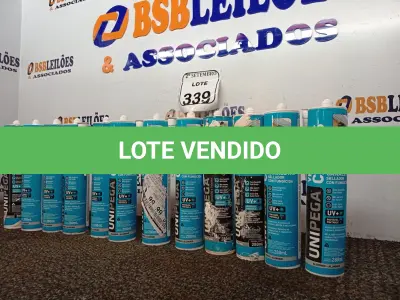 LOTE 339 - 12 SELANTES VEDA CALHAS 280ML CADA. (NO ESTADO) ATENÇÃO! FAZER A VISITAÇÃO ANTES DE ARREMATAR, NÃO SABEMOS SE FUNCIONA. LEILÃO NÃO TEM GARANTIA E NEM DEVOLUÇÃO, SUJEITO A POSSÍVEIS AVARIAS VISÍVEIS/OCULTAS E/OU AUSÊNCIA DE COMPONENTES.