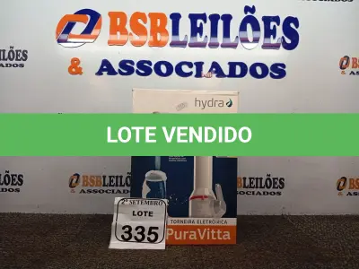 LOTE 335 - 01 TORNEIRA ELETRÔNICA PURA VITTA 220V ÁGUA QUENTE (NOVA). (NO ESTADO) ATENÇÃO! FAZER A VISITAÇÃO ANTES DE ARREMATAR, NÃO SABEMOS SE FUNCIONA. LEILÃO NÃO TEM GARANTIA E NEM DEVOLUÇÃO, SUJEITO A POSSÍVEIS AVARIAS VISÍVEIS/OCULTAS E/OU AUSÊNCIA DE COMPONENTES.