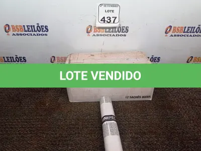 LOTE 437 - 12 ADESIVOS POLIURETANO PU 40 CINZA SACHE 600ML MARCA UNIPEGA 600ML CADA. (NO ESTADO) ATENÇÃO! FAZER A VISITAÇÃO ANTES DE ARREMATAR, NÃO SABEMOS SE FUNCIONA. LEILÃO NÃO TEM GARANTIA E NEM DEVOLUÇÃO, SUJEITO A POSSÍVEIS AVARIAS VISÍVEIS/OCULTAS E/OU AUSÊNCIA DE COMPONENTES