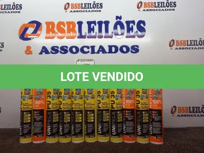 LOTE 419 - 08 SELANTES MULTIUSO PU35 280ML CADA E 03 UNIPEGA SILICONE NEUTRO TRANSPARENTE. (NO ESTADO) ATENÇÃO! FAZER A VISITAÇÃO ANTES DE ARREMATAR, NÃO SABEMOS SE FUNCIONA. LEILÃO NÃO TEM GARANTIA E NEM DEVOLUÇÃO, SUJEITO A POSSÍVEIS AVARIAS VISÍVEIS/OCULTAS E/OU AUSÊNCIA DE COMPONENTES.