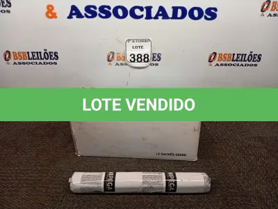 LOTE 388 - 12 ADESIVOS POLIURETANO PU 40 CINZA SACHE 600ML MARCA UNIPEGA 600ML CADA. (NO ESTADO) ATENÇÃO! FAZER A VISITAÇÃO ANTES DE ARREMATAR, NÃO SABEMOS SE FUNCIONA. LEILÃO NÃO TEM GARANTIA E NEM DEVOLUÇÃO, SUJEITO A POSSÍVEIS AVARIAS VISÍVEIS/OCULTAS E/OU AUSÊNCIA DE COMPONENTES