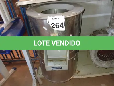 LOTE 264 - 01 DESCASCADOR DE BATATAS ELÉTRICO. (NO ESTADO) ATENÇÃO! FAZER A VISITAÇÃO ANTES DE ARREMATAR, NÃO SABEMOS SE FUNCIONA. LEILÃO NÃO TEM GARANTIA E NEM DEVOLUÇÃO, SUJEITO A POSSÍVEIS AVARIAS VISÍVEIS/OCULTAS E/OU AUSÊNCIA DE COMPONENTES.