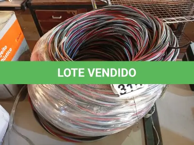 LOTE 315 - 186M CABO MULTIPLEX QUADRUPLEX 3X1X10 - 10MM 0,61KV BOREAL. (NO ESTADO) ATENÇÃO! FAZER A VISITAÇÃO ANTES DE ARREMATAR, NÃO SABEMOS SE FUNCIONA. LEILÃO NÃO TEM GARANTIA E NEM DEVOLUÇÃO, SUJEITO A POSSÍVEIS AVARIAS VISÍVEIS/OCULTAS E/OU AUSÊNCIA DE COMPONENTES.