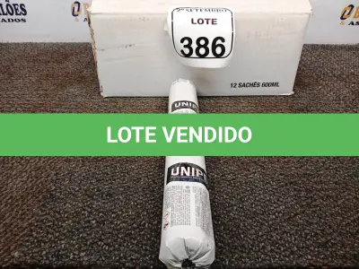LOTE 386 - 12 ADESIVOS POLIURETANO PU 40 CINZA SACHE 600ML MARCA UNIPEGA 600ML CADA. (NO ESTADO) ATENÇÃO! FAZER A VISITAÇÃO ANTES DE ARREMATAR, NÃO SABEMOS SE FUNCIONA. LEILÃO NÃO TEM GARANTIA E NEM DEVOLUÇÃO, SUJEITO A POSSÍVEIS AVARIAS VISÍVEIS/OCULTAS E/OU AUSÊNCIA DE COMPONENTES