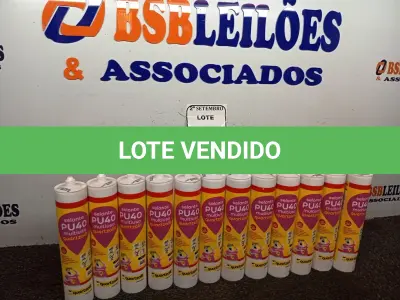 LOTE 319 - 12 SELANTES MULTIUSO DE POLIURETANO PU40 400G CADA. (NO ESTADO) ATENÇÃO! FAZER A VISITAÇÃO ANTES DE ARREMATAR, NÃO SABEMOS SE FUNCIONA. LEILÃO NÃO TEM GARANTIA E NEM DEVOLUÇÃO, SUJEITO A POSSÍVEIS AVARIAS VISÍVEIS/OCULTAS E/OU AUSÊNCIA DE COMPONENTES.