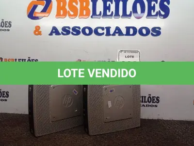 LOTE 398 - 02 MINI CPUS HP. (NO ESTADO) ATENÇÃO! FAZER A VISITAÇÃO ANTES DE ARREMATAR, NÃO SABEMOS SE FUNCIONA. LEILÃO NÃO TEM GARANTIA E NEM DEVOLUÇÃO, SUJEITO A POSSÍVEIS AVARIAS VISÍVEIS/OCULTAS E/OU AUSÊNCIA DE COMPONENTES.