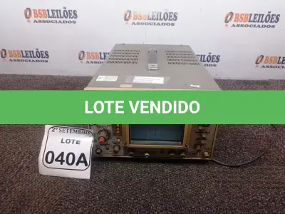 LOTE 040 - 01 OSCILOSCÓPIO MINIMAPA MODELO MO-1221. (NO ESTADO) ATENÇÃO! FAZER A VISITAÇÃO ANTES DE ARREMATAR, NÃO SABEMOS SE FUNCIONA. LEILÃO NÃO TEM GARANTIA E NEM DEVOLUÇÃO, SUJEITO A POSSÍVEIS AVARIAS VISÍVEIS/OCULTAS E/OU AUSÊNCIA DE COMPONENTES.