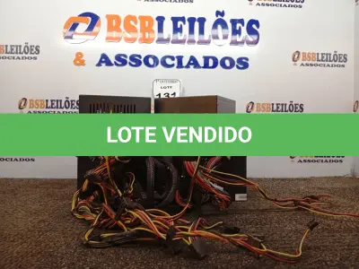 LOTE 131 - 06 FONTES DE ALIMENTAÇÃO P/ PC. (NO ESTADO) ATENÇÃO! FAZER A VISITAÇÃO ANTES DE ARREMATAR, NÃO SABEMOS SE FUNCIONA. LEILÃO NÃO TEM GARANTIA E NEM DEVOLUÇÃO, SUJEITO A POSSÍVEIS AVARIAS VISÍVEIS/OCULTAS E/OU AUSÊNCIA DE COMPONENTES.
