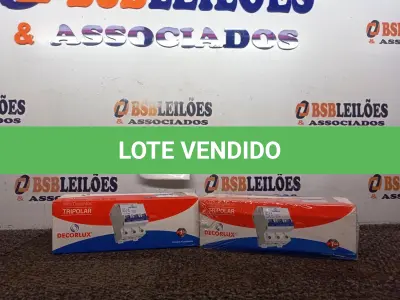 LOTE 415 - 02 CAIXAS DE MINI DISJUNTORES DECORLUX MODELO DZ47-63, CONTÉM 12 UNIDADES EM CADA CAIXA. (NO ESTADO) ATENÇÃO! FAZER A VISITAÇÃO ANTES DE ARREMATAR, NÃO SABEMOS SE FUNCIONA. LEILÃO NÃO TEM GARANTIA E NEM DEVOLUÇÃO, SUJEITO A POSSÍVEIS AVARIAS VISÍVEIS/OCULTAS E/OU AUSÊNCIA DE COMPONENTES.