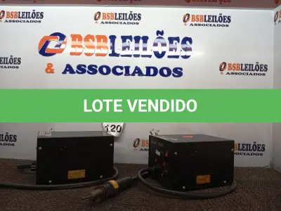 LOTE 120 - 02 SOLDADORES TÉRMICOS P/ SOLDA. (NO ESTADO) ATENÇÃO! FAZER A VISITAÇÃO ANTES DE ARREMATAR, NÃO SABEMOS SE FUNCIONA. LEILÃO NÃO TEM GARANTIA E NEM DEVOLUÇÃO, SUJEITO A POSSÍVEIS AVARIAS VISÍVEIS/OCULTAS E/OU AUSÊNCIA DE COMPONENTES.