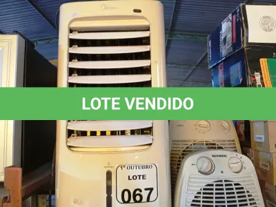 LOTE 067 - 01 CLIMATIZADOR E 02 AQUECEDORES. (NO ESTADO) ATENÇÃO! FAZER A VISITAÇÃO ANTES DE ARREMATAR, NÃO SABEMOS SE FUNCIONA. LEILÃO NÃO TEM GARANTIA E NEM DEVOLUÇÃO, SUJEITO A POSSÍVEIS AVARIAS VISÍVEIS/OCULTAS E/OU AUSÊNCIA DE COMPONENTES.