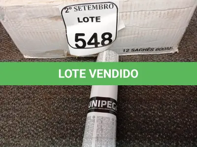 LOTE 548 - 12 ADESIVOS POLIURETANO PU 40 CINZA SACHE 600ML MARCA UNIPEGA 600ML CADA. (NO ESTADO) ATENÇÃO! FAZER A VISITAÇÃO ANTES DE ARREMATAR, NÃO SABEMOS SE FUNCIONA. LEILÃO NÃO TEM GARANTIA E NEM DEVOLUÇÃO, SUJEITO A POSSÍVEIS AVARIAS VISÍVEIS/OCULTAS E/OU AUSÊNCIA DE COMPONENTES