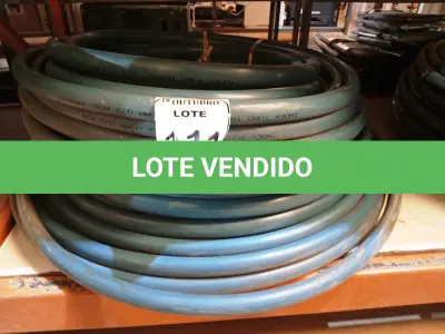LOTE 111 - 01 ROLO DE  MANGUEIRA TUBO IRRIGAÇAO 1 X 2,0 AZUL INDEX. (NO ESTADO) ATENÇÃO! FAZER A VISITAÇÃO ANTES DE ARREMATAR, NÃO SABEMOS SE FUNCIONA. LEILÃO NÃO TEM GARANTIA E NEM DEVOLUÇÃO, SUJEITO A POSSÍVEIS AVARIAS VISÍVEIS/OCULTAS E/OU AUSÊNCIA DE COMPONENTES.