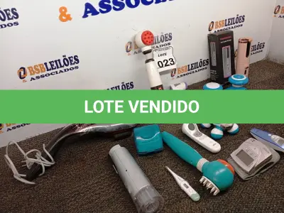 LOTE 023 - 01 LOTE COM DIVERSOS APARELHOS DE MASSAGEM. (NO ESTADO) ATENÇÃO! FAZER A VISITAÇÃO ANTES DE ARREMATAR, NÃO SABEMOS SE FUNCIONA. LEILÃO NÃO TEM GARANTIA E NEM DEVOLUÇÃO, SUJEITO A POSSÍVEIS AVARIAS VISÍVEIS/OCULTAS E/OU AUSÊNCIA DE COMPONENTES.