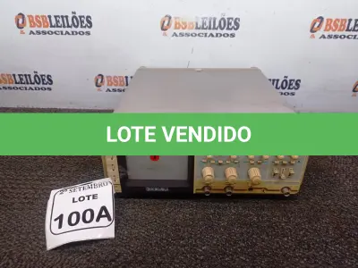 LOTE 100 - 01 OSCILOSCÓPIO KIKUSSI MODELO COR5501U. (NO ESTADO) ATENÇÃO! FAZER A VISITAÇÃO ANTES DE ARREMATAR, NÃO SABEMOS SE FUNCIONA. LEILÃO NÃO TEM GARANTIA E NEM DEVOLUÇÃO, SUJEITO A POSSÍVEIS AVARIAS VISÍVEIS/OCULTAS E/OU AUSÊNCIA DE COMPONENTES.