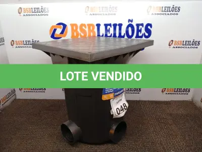 LOTE 048 - 01 CAIXA DE PASSAGEM E INSPEÇÃO DE ESGOTO. (NO ESTADO) ATENÇÃO! FAZER A VISITAÇÃO ANTES DE ARREMATAR, NÃO SABEMOS SE FUNCIONA. LEILÃO NÃO TEM GARANTIA E NEM DEVOLUÇÃO, SUJEITO A POSSÍVEIS AVARIAS VISÍVEIS/OCULTAS E/OU AUSÊNCIA DE COMPONENTES.