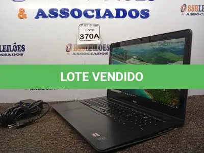 LOTE 370 - 01 NOTEBOOK DELL I7 INSPIRON 15 MODEL: P39F COM CARREGADOR (NO ESTADO) ATENÇÃO! FAZER A VISITAÇÃO ANTES DE ARREMATAR, NÃO SABEMOS SE FUNCIONA. LEILÃO NÃO TEM GARANTIA E NEM DEVOLUÇÃO, SUJEITO A POSSÍVEIS AVARIAS VISÍVEIS/OCULTAS E/OU AUSÊNCIA DE COMPONENTES.