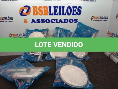 LOTE 061 - 05 CHUVEIRO C/BRAÇO 8" DE 1/2" PVC BR HERC.(NO ESTADO) ATENÇÃO! FAZER A VISITAÇÃO ANTES DE ARREMATAR, NÃO SABEMOS SE FUNCIONA. LEILÃO NÃO TEM GARANTIA E NEM DEVOLUÇÃO, SUJEITO A POSSÍVEIS AVARIAS VISÍVEIS/OCULTAS E/OU AUSÊNCIA DE COMPONENTES.