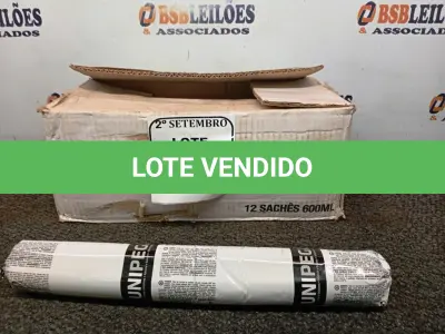 LOTE 548 - 12 ADESIVOS POLIURETANO PU 40 CINZA SACHE 600ML MARCA UNIPEGA 600ML CADA. (NO ESTADO) ATENÇÃO! FAZER A VISITAÇÃO ANTES DE ARREMATAR, NÃO SABEMOS SE FUNCIONA. LEILÃO NÃO TEM GARANTIA E NEM DEVOLUÇÃO, SUJEITO A POSSÍVEIS AVARIAS VISÍVEIS/OCULTAS E/OU AUSÊNCIA DE COMPONENTES