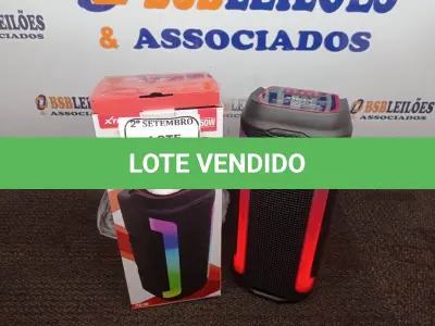 LOTE 220 - 01 CAIXA DE SOM MULTIMIDIA PORTÁTIL XTRAD MODELO CS-20(NOVO). (NO ESTADO) ATENÇÃO! FAZER A VISITAÇÃO ANTES DE ARREMATAR, NÃO SABEMOS SE FUNCIONA. LEILÃO NÃO TEM GARANTIA E NEM DEVOLUÇÃO, SUJEITO A POSSÍVEIS AVARIAS VISÍVEIS/OCULTAS E/OU AUSÊNCIA DE COMPONENTES.