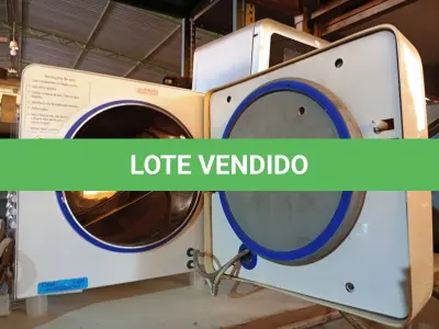 LOTE 062 - 01 AUTOCLAVE MARCA ODONTOBRÁS 12L. (NO ESTADO) ATENÇÃO! FAZER A VISITAÇÃO ANTES DE ARREMATAR, NÃO SABEMOS SE FUNCIONA. LEILÃO NÃO TEM GARANTIA E NEM DEVOLUÇÃO, SUJEITO A POSSÍVEIS AVARIAS VISÍVEIS/OCULTAS E/OU AUSÊNCIA DE COMPONENTES.