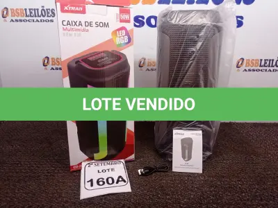 LOTE 160 - 01 CAIXA DE SOM MULTIMIDIA PORTÁTIL XTRAD MODELO CS-20(NOVO). (NO ESTADO) ATENÇÃO! FAZER A VISITAÇÃO ANTES DE ARREMATAR, NÃO SABEMOS SE FUNCIONA. LEILÃO NÃO TEM GARANTIA E NEM DEVOLUÇÃO, SUJEITO A POSSÍVEIS AVARIAS VISÍVEIS/OCULTAS E/OU AUSÊNCIA DE COMPONENTES.