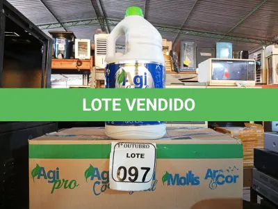 LOTE 097 - 03 CAIXAS DE ÁGUAS SANITÁRIAS COM 03 UNIDADES EM CADA DE 05L CADA. (NO ESTADO) ATENÇÃO! FAZER A VISITAÇÃO ANTES DE ARREMATAR, NÃO SABEMOS SE FUNCIONA. LEILÃO NÃO TEM GARANTIA E NEM DEVOLUÇÃO, SUJEITO A POSSÍVEIS AVARIAS VISÍVEIS/OCULTAS E/OU AUSÊNCIA DE COMPONENTES.